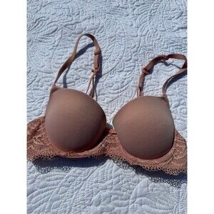 Auden Bra Daydream Light Lift Lace Demi T-Shirt Bra Convertible 32A